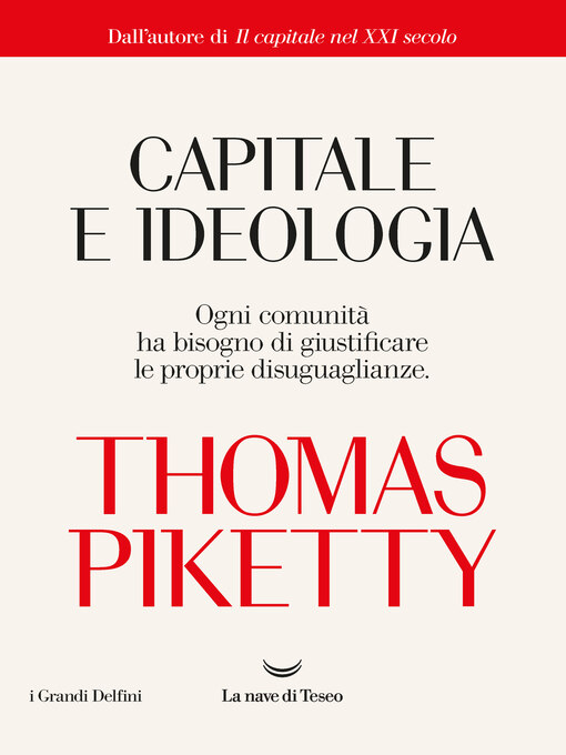 Title details for Capitale e ideologia by Thomas Piketty - Available